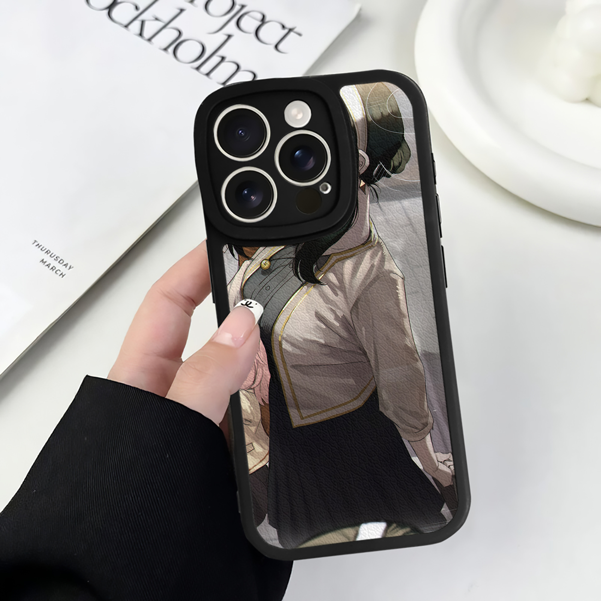 （画像用） SPY×FAMILY间谍家家酒 【iPhone 16シリーズ対応】シリコンスマホケース（レザー調） 材質：シリコン
